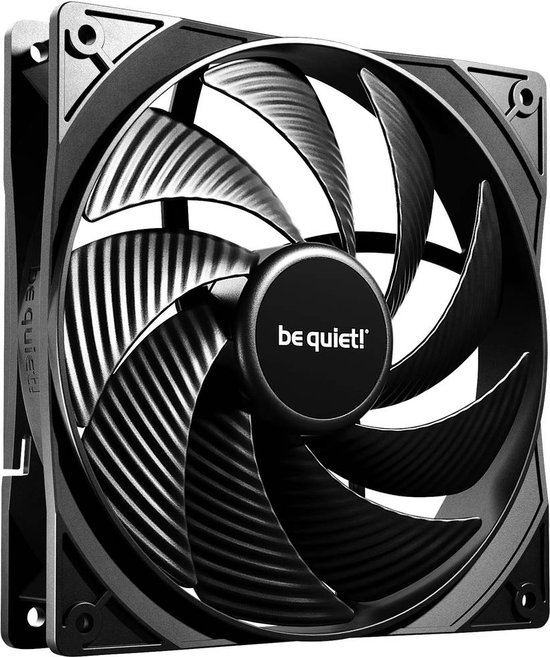 be quiet! PURE WINGS 3 140mm PMW High-speed - Ventilatorhuis - 140 mm - 72.2 cfm - 1800 RPM - 30.5 dB - 4-pins PMW - zwart