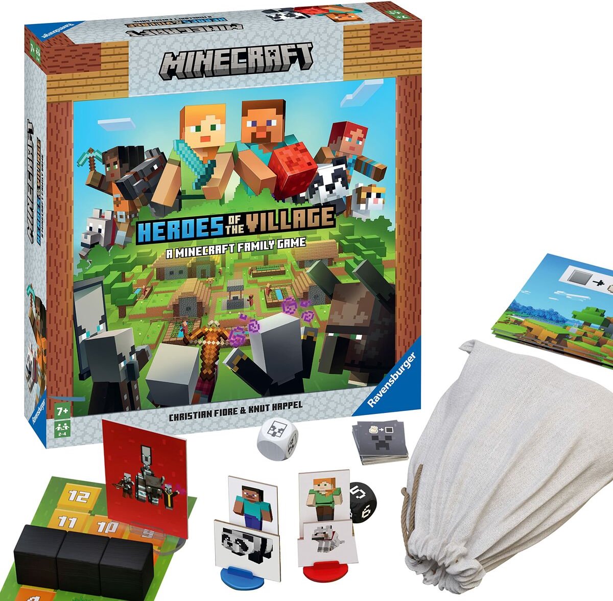 Ravensburger Minecraft Junior: Heroes of the village - Bordspel