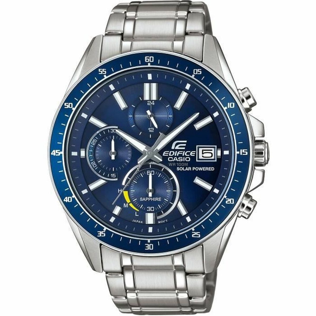 Casio Edifice EFS-S510D-2AVUEF Herenhorloge 46,1 mm - Zilverkleurig