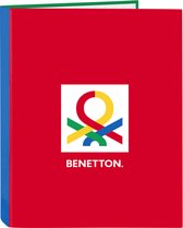 Ringmap Benetton Pop Grijs A4 (26.5 x 33 x 4 cm)