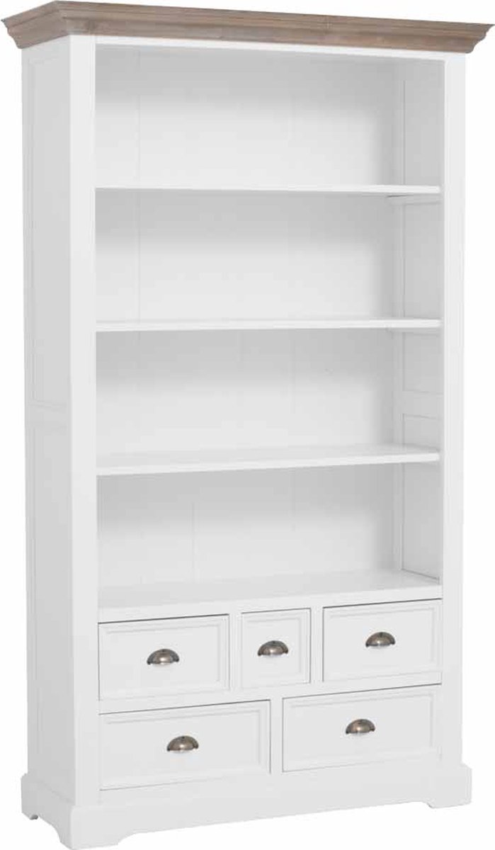 Tower Living Fleur boekenkast - 111 cm - wit