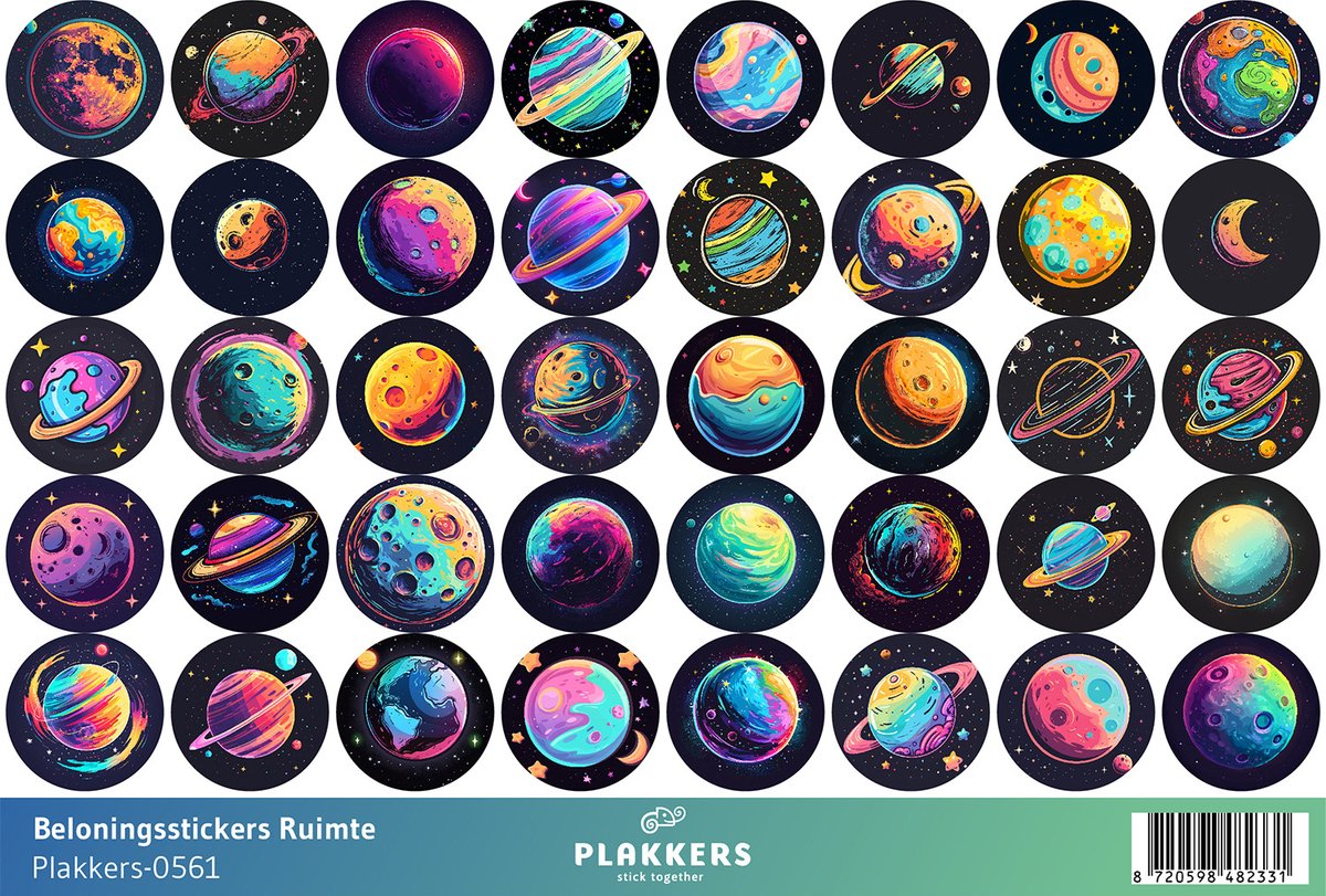 Beloningsstickers ruimte
