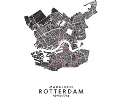 Marathon van Rotterdam - 2024 - print