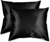 Beauty Pillow Black - set van 2 kussenslopen