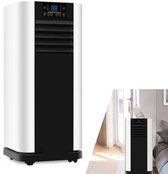 Home Mobiele Airco - Airconditioner met afstandsbediening - Airco met Raamafdichting - 5 in 1 - Koelen - Verwarmen - Ontvochtigen - Ventileren - Met Accordeonslang - 9000 Btu - XL