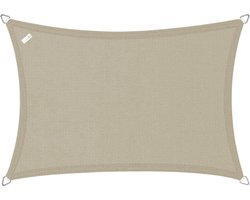 Buitenkado schaduwdoek 4x5m rechthoek - taupe