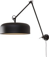 it's about RoMi Wandlamp Marseille - Zwart - Ø48cm - Binnen Modern