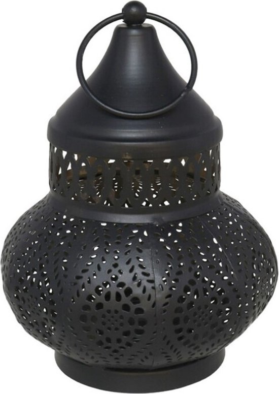 Buitenwandlamp 1121 lantaarn hangend zwart-koper Buitenwandlamp 1121 lantaarn hangend zwart-koper