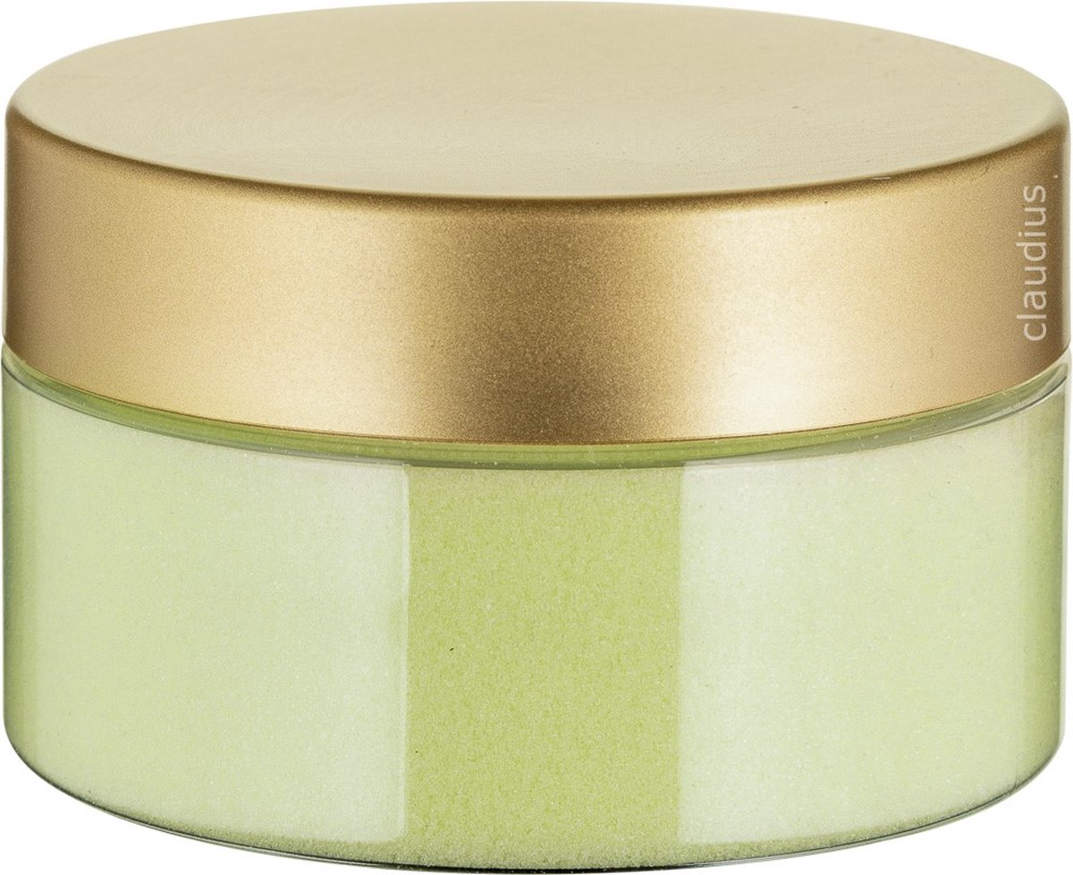 Goedkoopste Scrubzout Fresh ginger - 300 gram - Pot met luxe gouden deksel - Hydraterende Lichaamsscrub