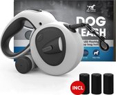 PetFriends Premium Hondenriem inclusief Poepzakjes - Tot 50KG - Reflecterend - Looplijn hond - Sliplijn - Sleeplijn - Trainingslijn hond