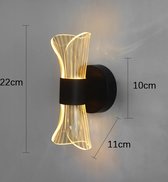 Overeem products nordic muurlamp - led lamp - verstelbare kleurtemperatuur - 16w acrlyl led - gouden muurlamp