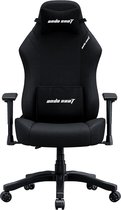 Andaseat Luna Series Black Fabric Gaming chair - chaise de jeu ultime - noir
