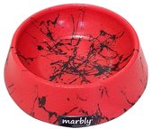 Marbly - MARMER - Rood Zwart - 200 ml voerbakken en drinkbakken