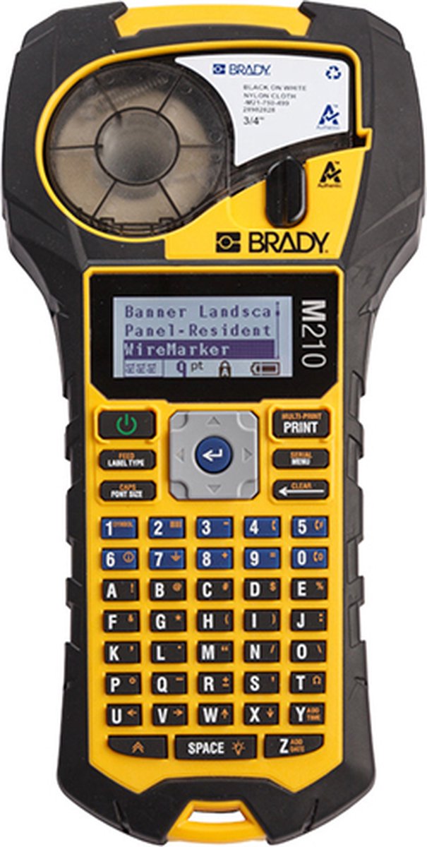Brady M210 label printer