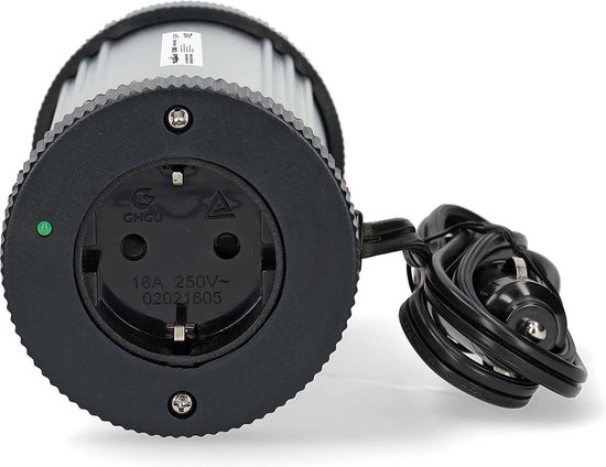 Nedis Auto Omvormer 300W – Gemodificeerde Sinusgolf – 12V/230V – Stopcontact & USB – Sigarettenaansteker