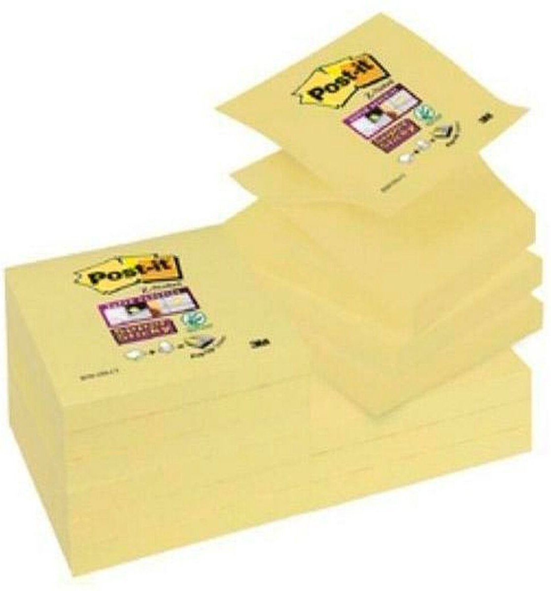 Post-It R330 zelfklevend notitiepapier Vierkant Geel 100 vel Zelfplakkend