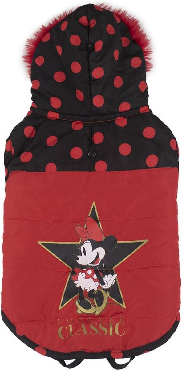 Hondenjas Minnie Mouse Zwart Rood S