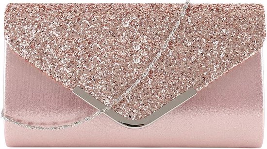 Clutch zwart glitter 2522 | De Galazaak