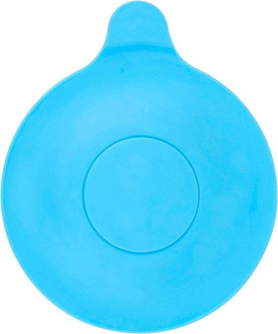 Stop voor Badkuip, Douche & Keukengootsteen, Afneembare Afvoerplug Afdekking, Voorkomt het weglopen van water, 13 cm Diameter, voor Afvoergat tot 90 mm, blauw, drain plug cover