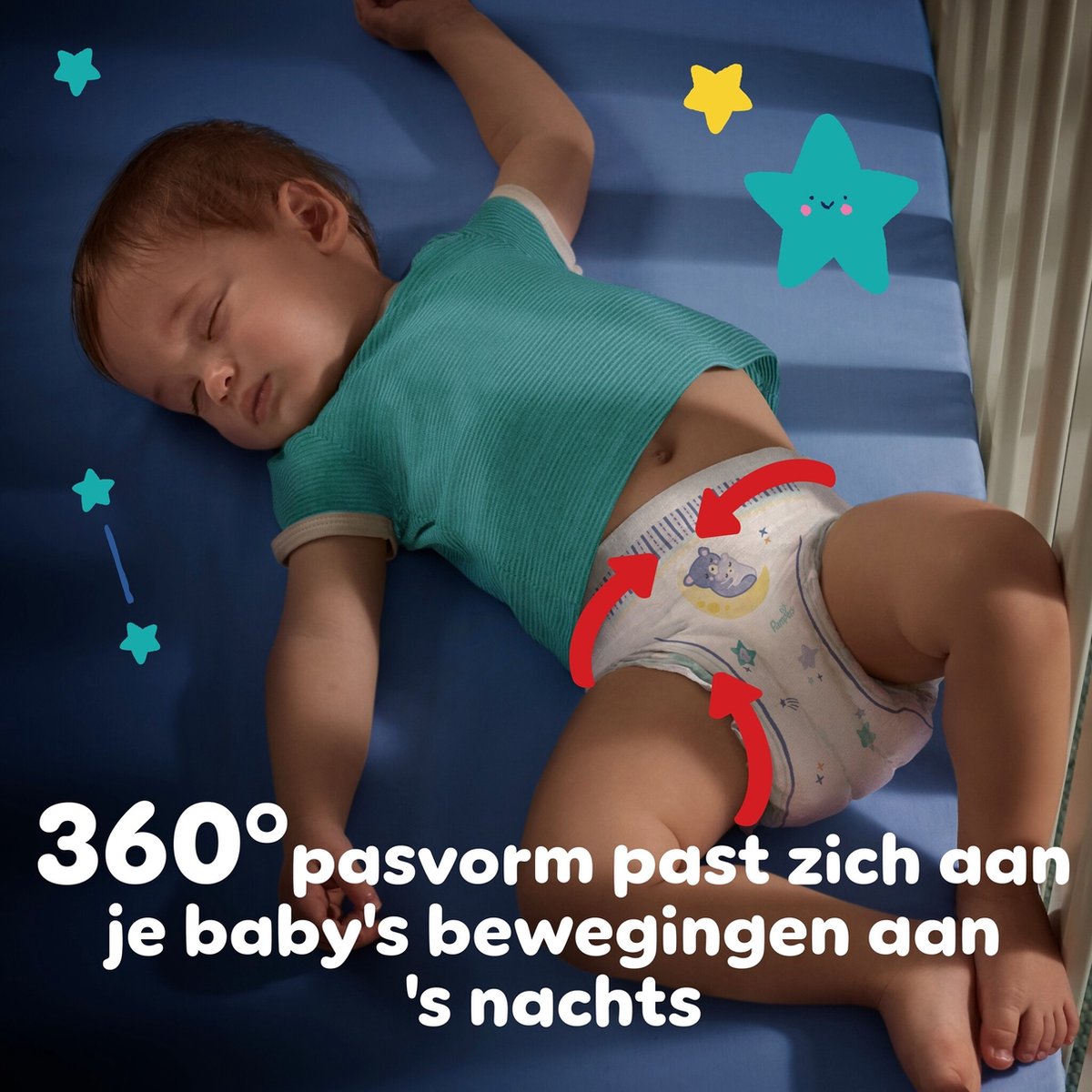 Promotion Pampers Babydry Night Pants Culotte de nuit T4, 40 culottes