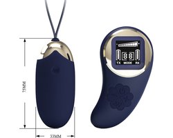 PRETTY LOVE - MINA VIBRATING EGG REMOTE CONTROL BLUE | VIBREREND EI | VIBRATOR | SEKSSPEELTJES | VIBRATOR VOOR VROUWEN