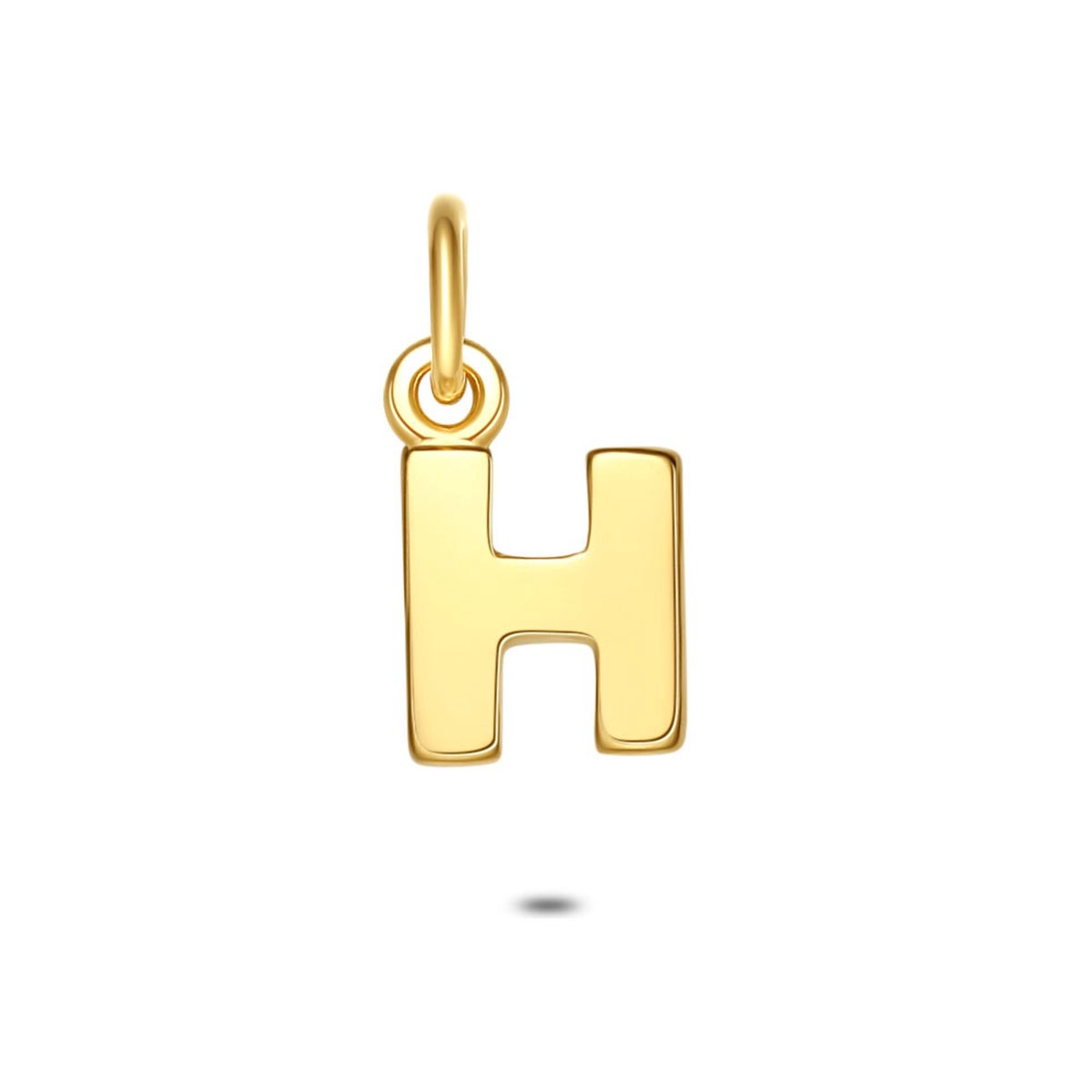 Twice As Nice Hanger in 18kt verguld zilver, letter H