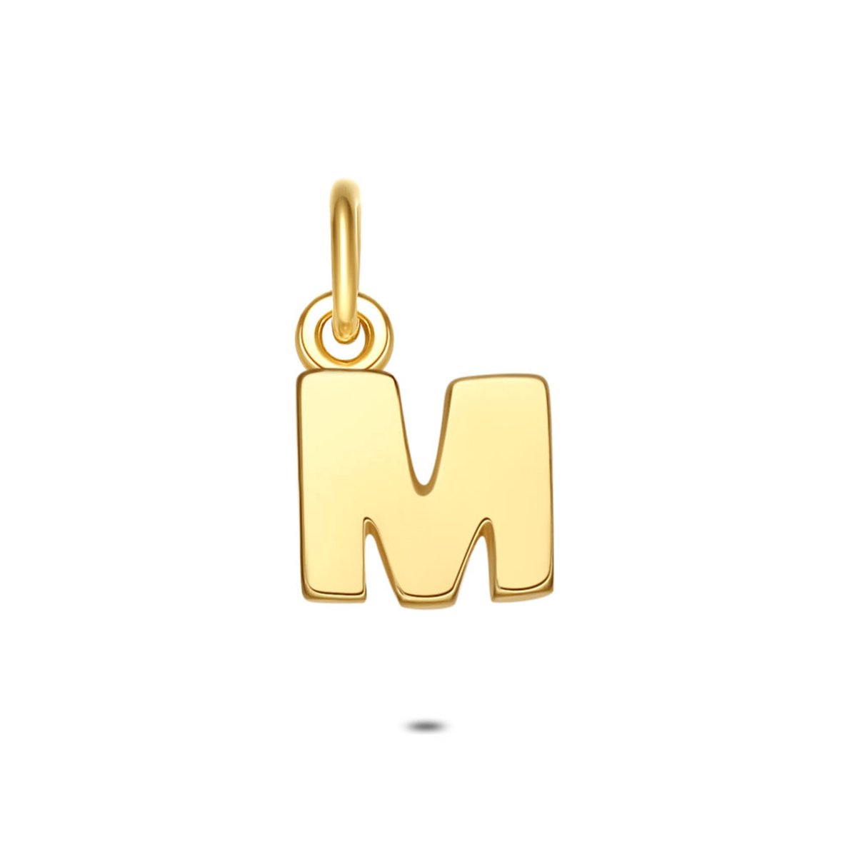 Twice As Nice Hanger in 18kt verguld zilver, letter M