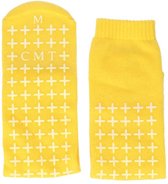 Anti-slip sokken geel medium maat 39-42