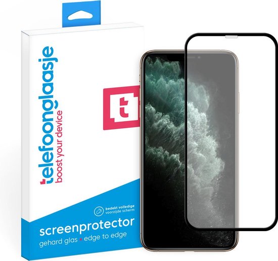 Telefoonglaasje Screenprotectors - Geschikt voor iPhone 11 Pro Max - Volledig Dekkend - Gehard Glas Screenprotector - Geschikt voor iPhone 11 Pro Max - Beschermglas