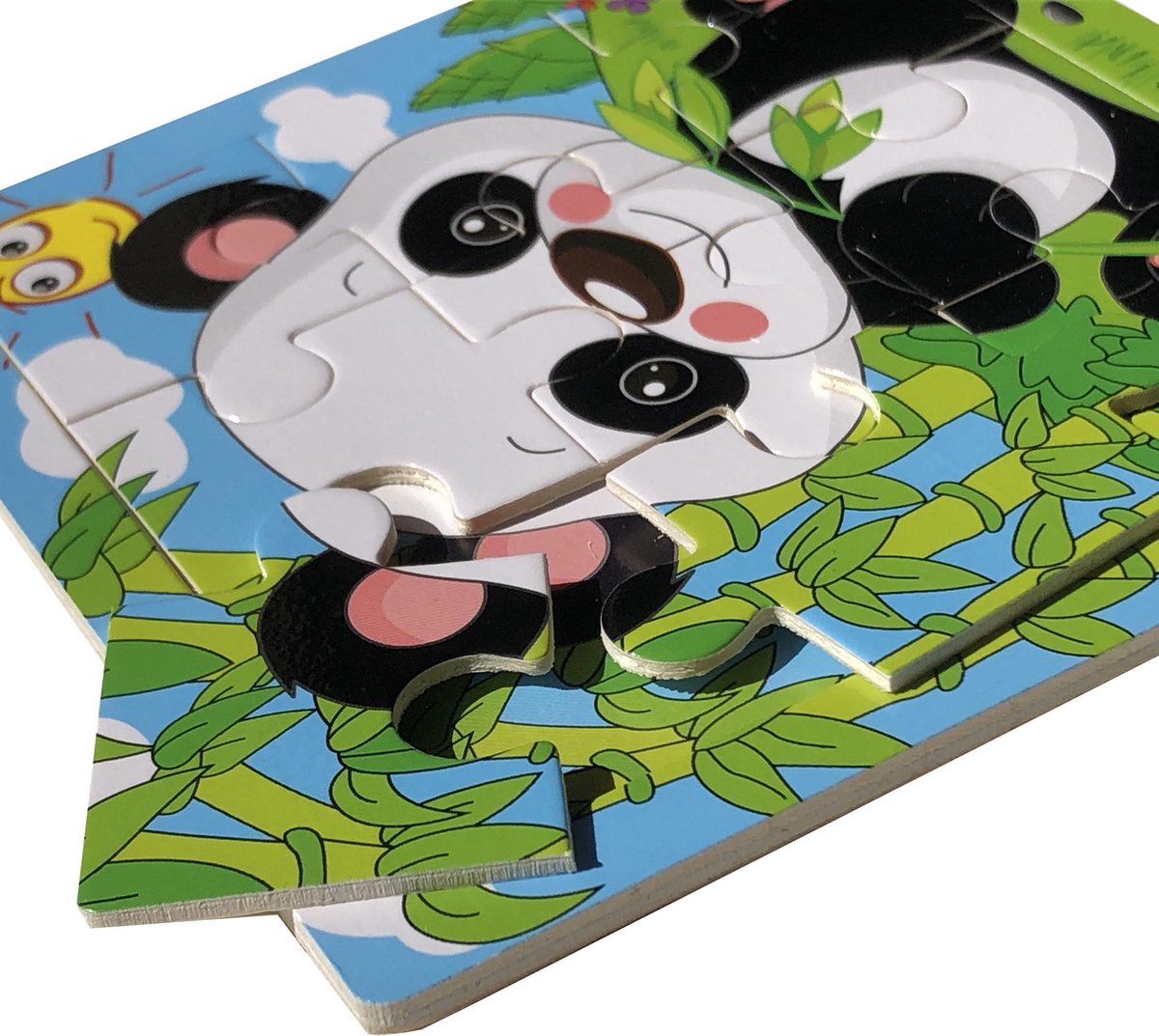 Lisciani Masha Wooden Puzzle 9 In Display 6 (9 onderdelen