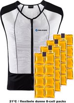 Inuteq Inuteq Compleet BodyCool Hybrid PCM + H2O Koelvest - Maat: XL - Kleur: Wit Maat: XL -Wit - 21C / 8 Cell