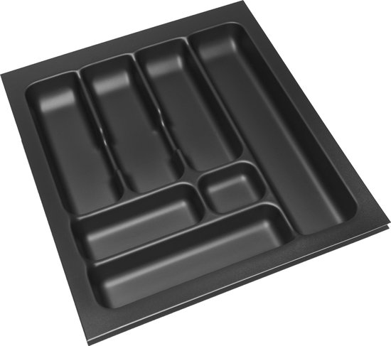 Culinorm Storex Bestekbak - Besteklade 44 cm breed x 49 cm diep - Carbon Black