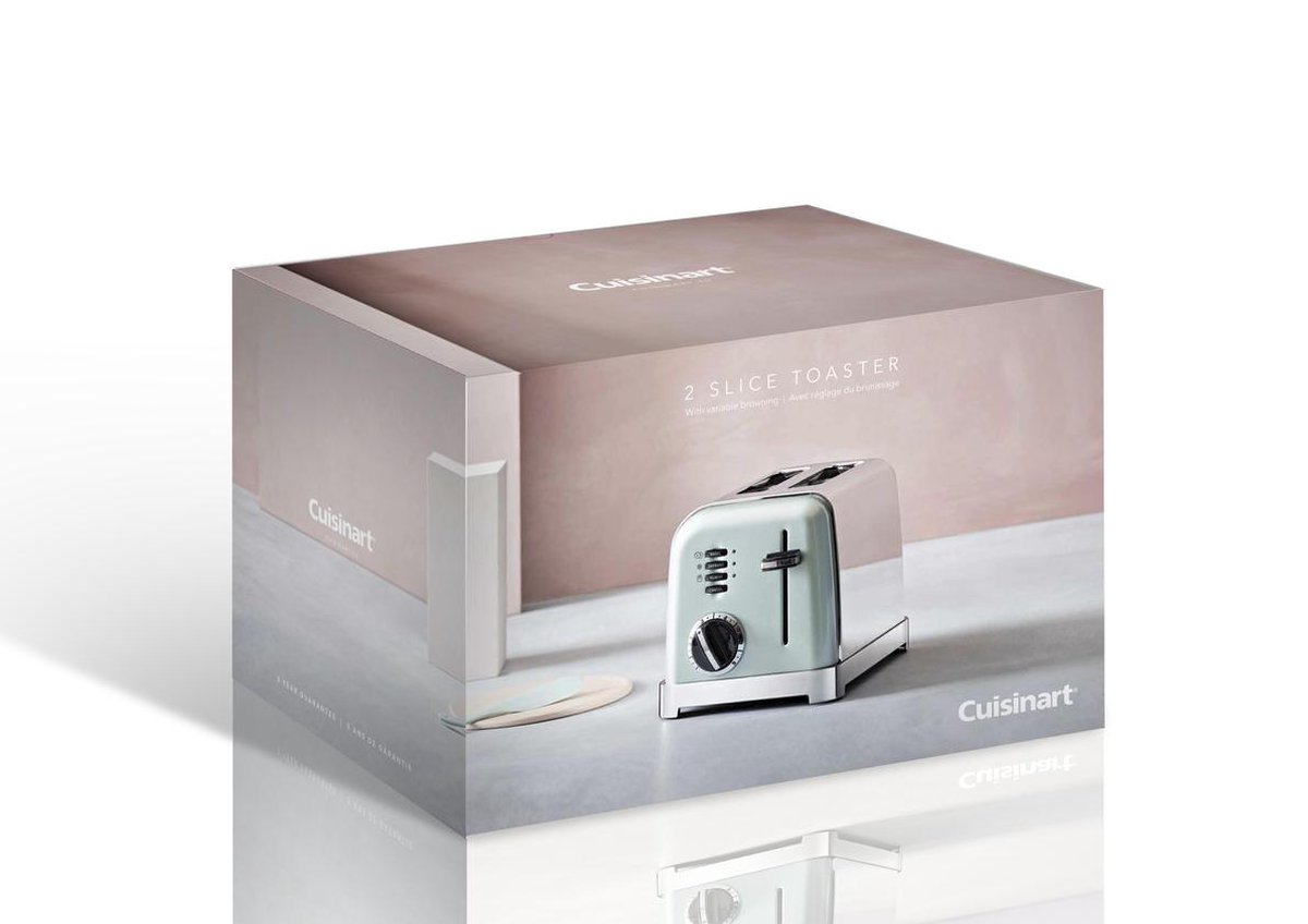 Cuisinart - 2 Slice Toaster Broodrooster - 2 sleuven - Ontdooifunctie - Bagelfunctie - 6 standen - Groen thumbnail 7