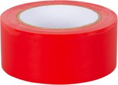 Markeringstape rood 50mm x 33m 1 rol + Kortpack pen (021.0429)