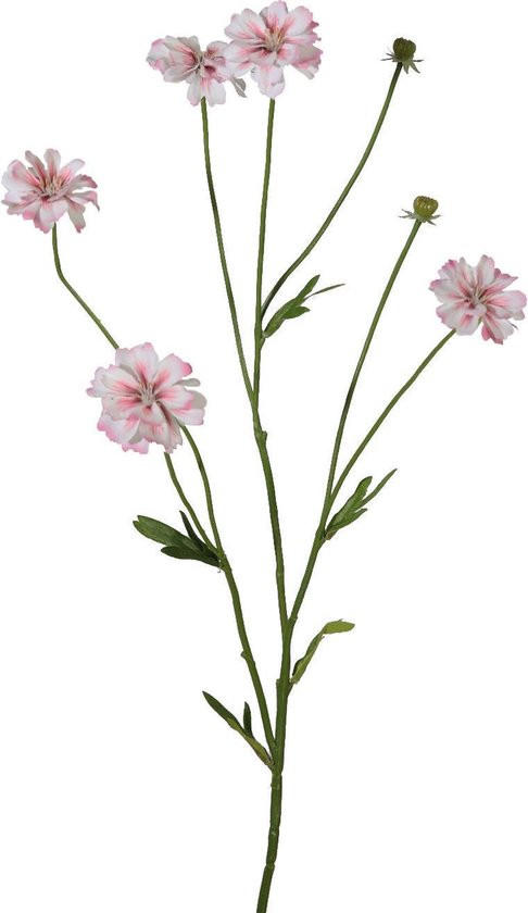 Viv! Home Luxuries Cosmos mini - zijden bloem - wit roze - 66cm