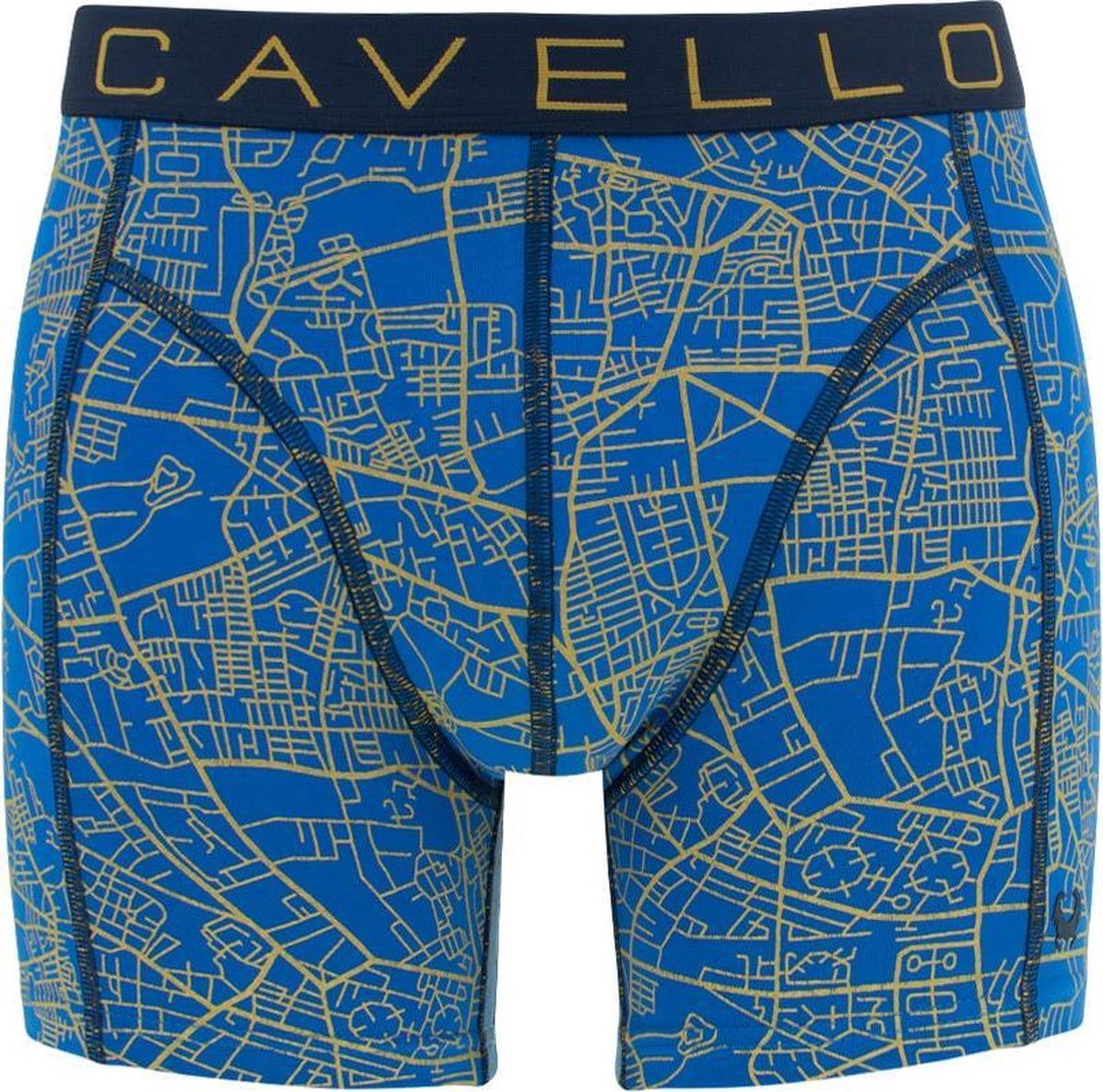 Cavello - Heren - 2-Pack Boxershorts Grafisch - Blauw - XL