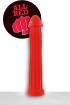 All Red Dildo 31 x 5,5 cm - rood