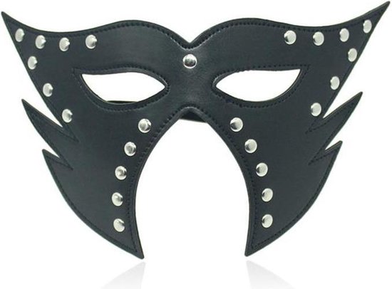Kattenmasker met uitsparing voor neus en mond - zwart | bol.com