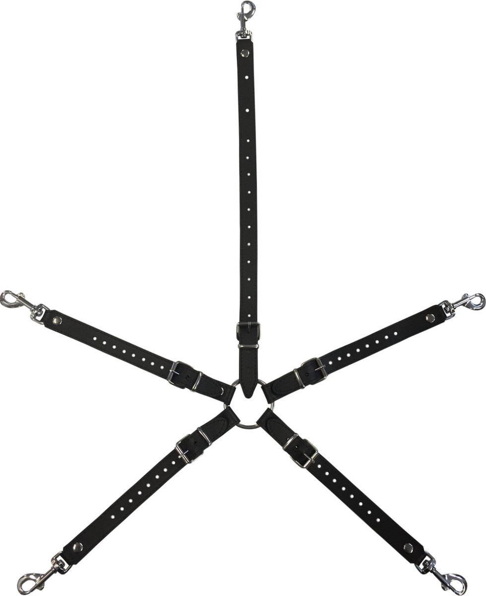 Goedkoopste Universele bondage riemenset met karabijnhaken en verstelbare nek connector