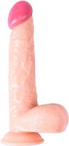 Dildo met zuignap Joe 26.5 cm x 4.5 cm - beige