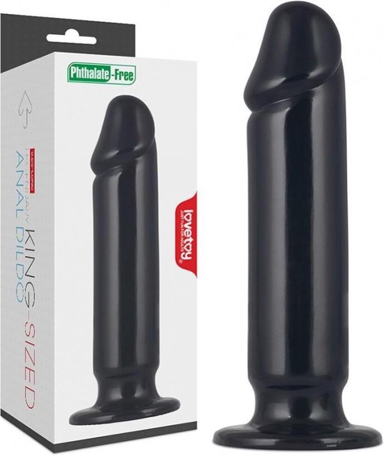 Lovetoy zwarte King Size Anaal Dildo