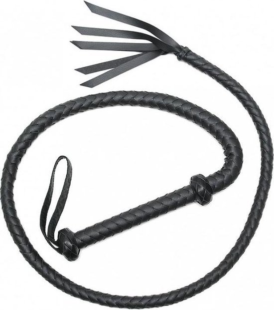 Foto: Rimba bondage play arabische bullwhip 150 cm zwart