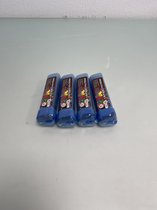 Blauwe mondharmonica's (set van 4)