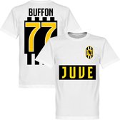 Juventus Buffon 77 Team T-Shirt - Wit - XS