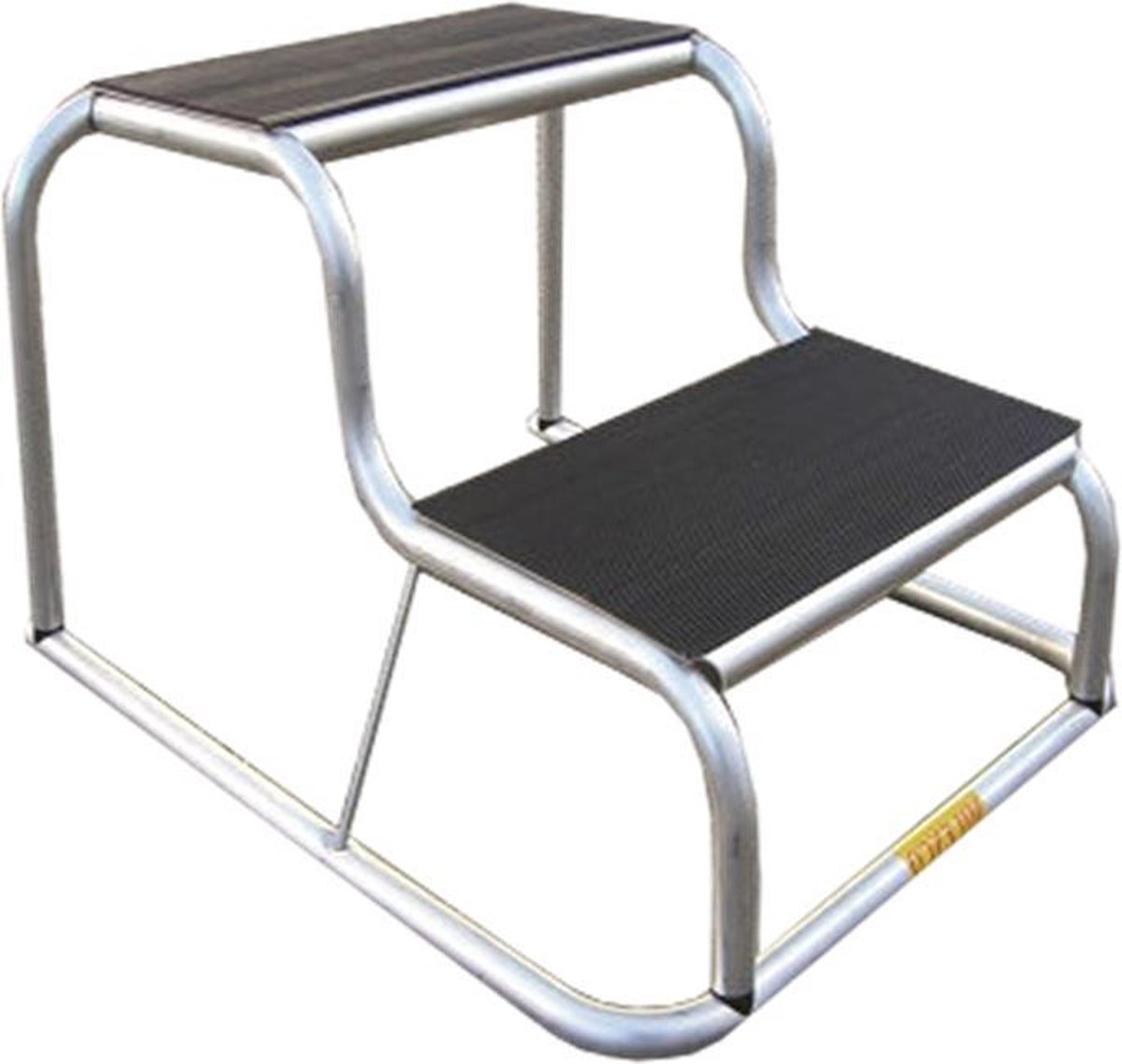 Milenco aluminium rubber double - zwart/zilver
