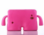 Anti-shock 2 Handgrepen Kidsproof Case voor Apple iPad Pro 10.5/Air 2019 - Hot Pink