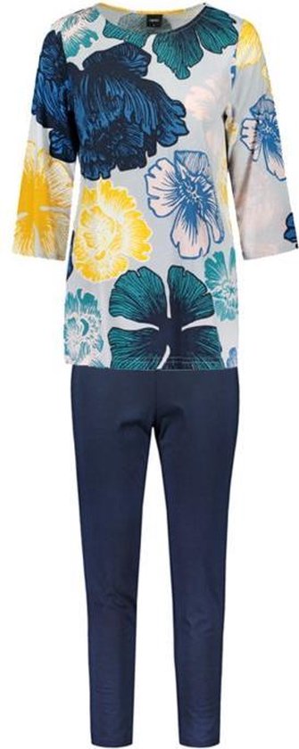 Nanso pyjama blauw gele bloem | kwaliteits | bol.com