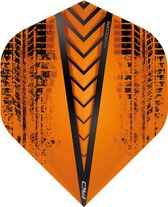 RED DRAGON - Hardcore Radical Oranje extra dikke dart vluchten - 4 sets per pakket (12 dartvluchten in totaal)