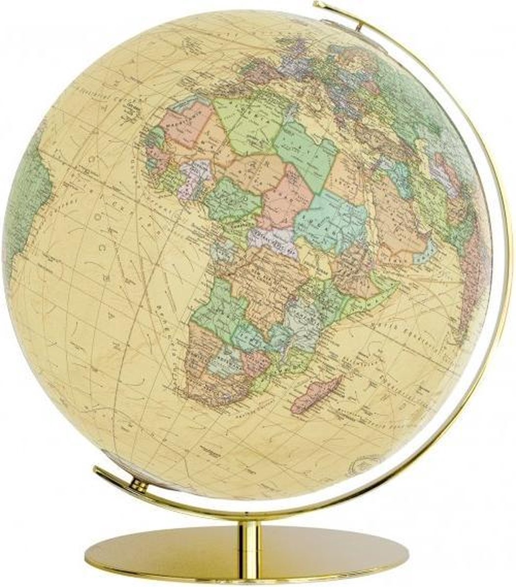 Globe sur pied Columbus Duo Acier inoxydable (Anglais) 40cm