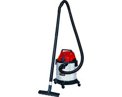 Einhell Elektrische Nat-/Droogzuiger TC-VC 1820 SA - 1250 W - 180 mbar - 20 L - 3-delige kunststof buis - 150 cm zuigslang - Schuimrubberen filter - Automaat-aansluiting